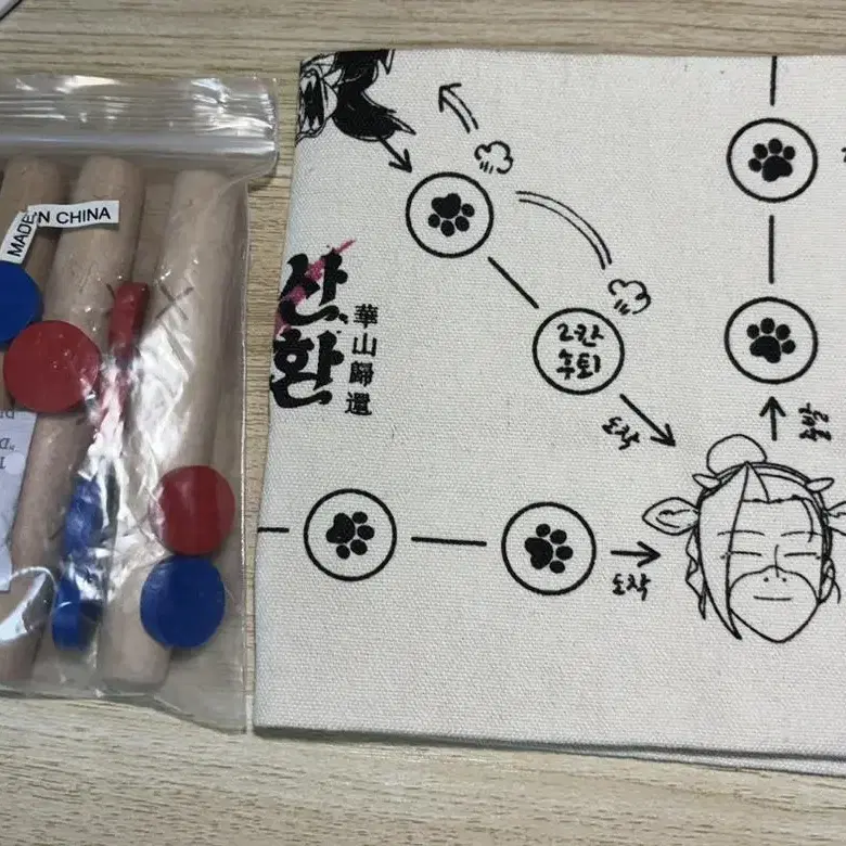 [화산귀환] 공식 단행본 특전 윳놀이 세트