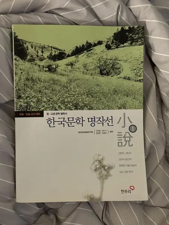 한국문화 명작선 수능 대비 한우리 책