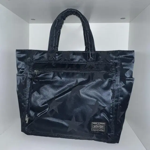 Porter flag tote bag (Navy)