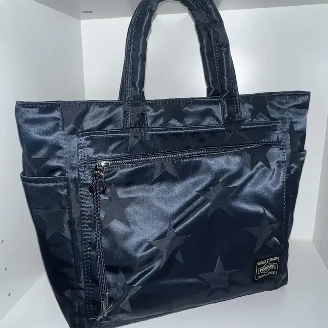 Porter flag tote bag (Navy)