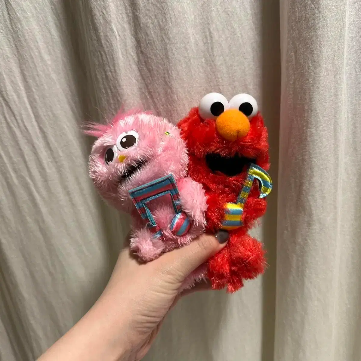Sesame Street Elmo Moppy Rare Doll Keyring #엘모,#몹피,#세서미