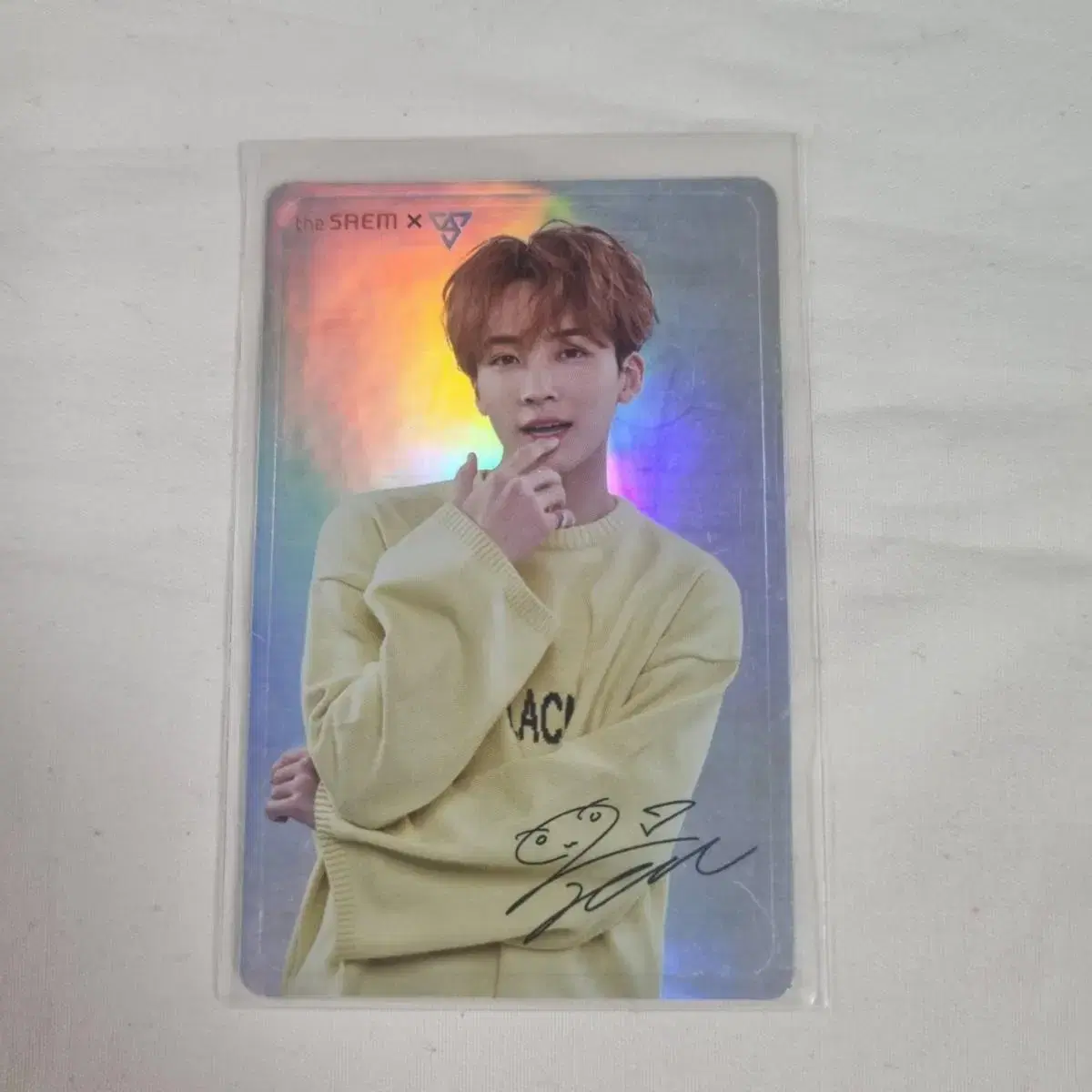 Seventeen jeonghan The Sam hologram photocard sticker Sells