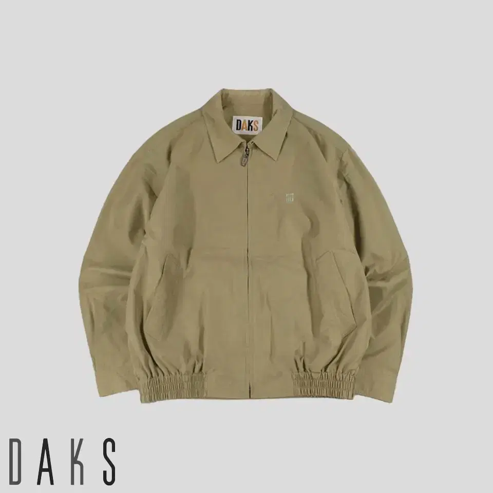 Dax Khaki Beige Amekazi Swing Top Simple Casual Jacket L