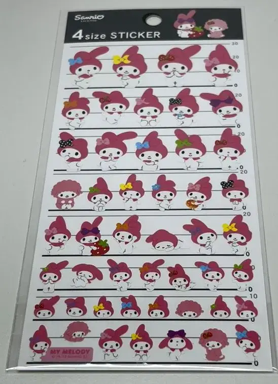 My Melody 4-Size Sticker