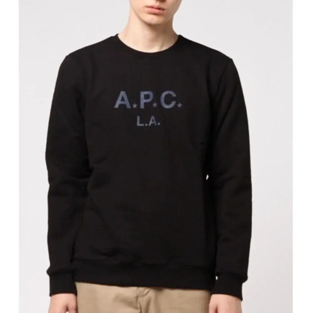 [M] 아페쎄 A.P.C LA 로고 크루넥