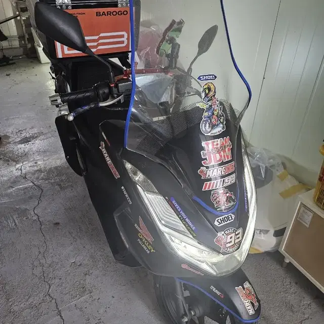 21년 pcx125 보내요