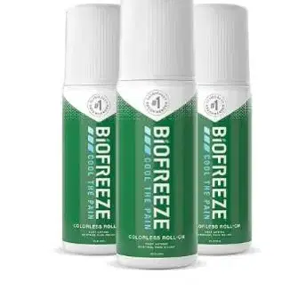 Biofreeze 무색 롤온 팝니다. 3개 1팩