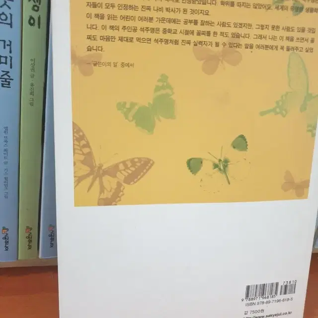 나비 박사 석주영. 350g