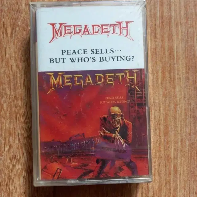 Megadeth 미개봉 메가데스 카세트테이프