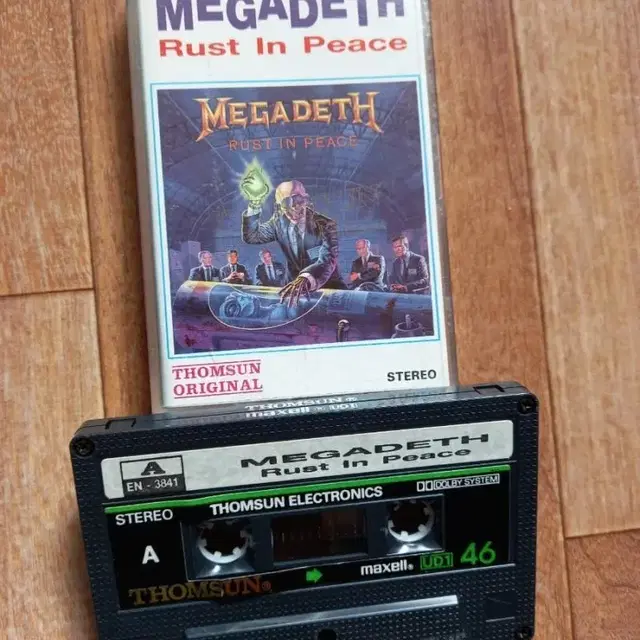 Megadeth 메가데스 수입 카세트테이프