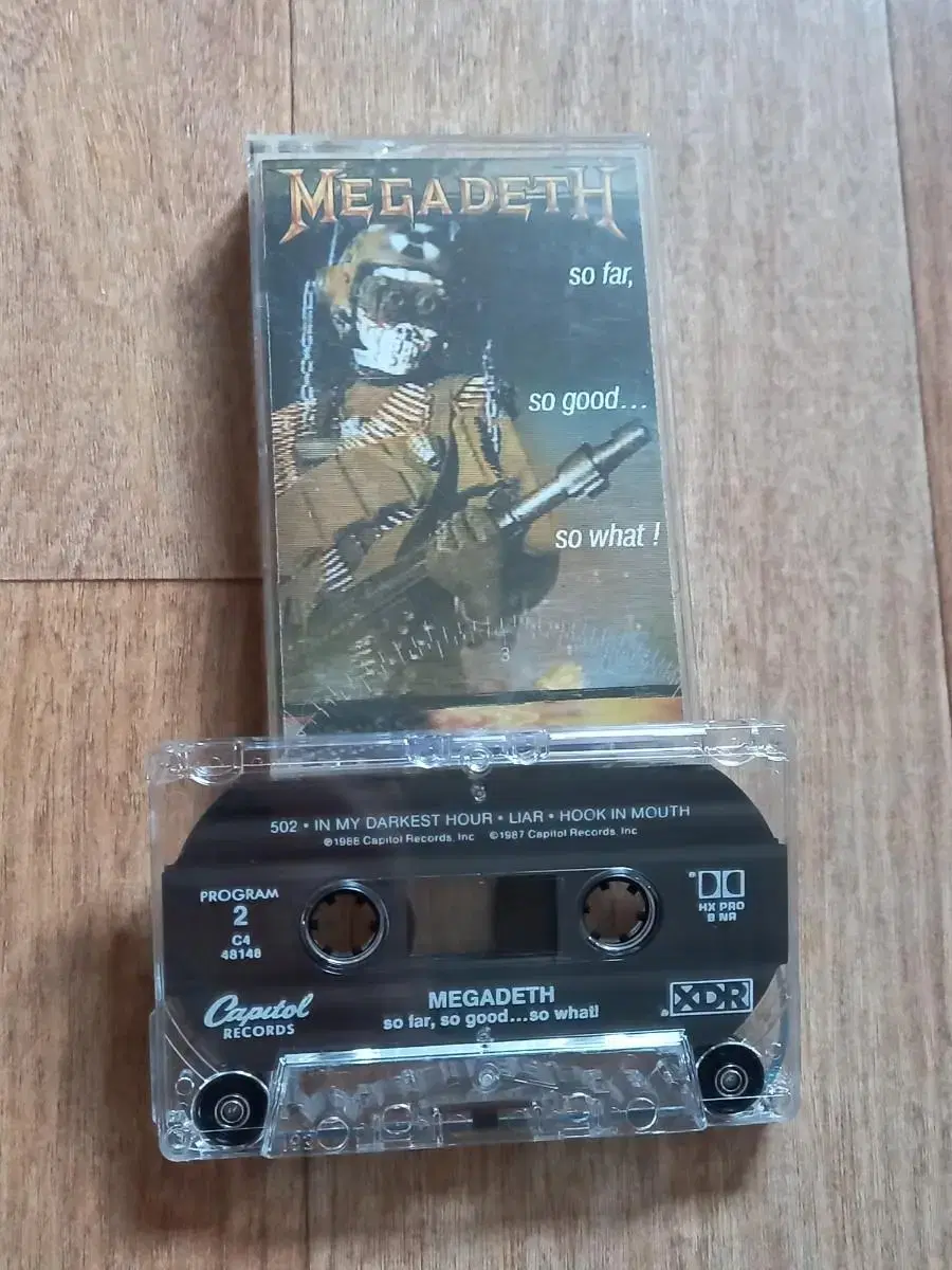 Megadeth 메가데스 수입 카세트테이프