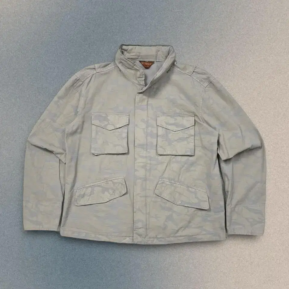 vintage camouflage utility jacket