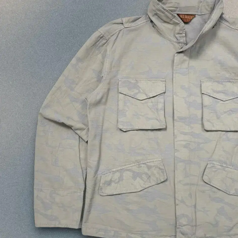 vintage camouflage utility jacket