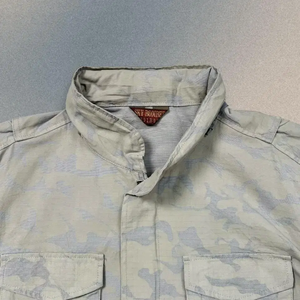 vintage camouflage utility jacket