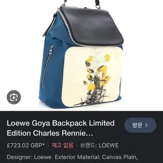 로에베  loewe 고야 백팩 리미티드 에디션