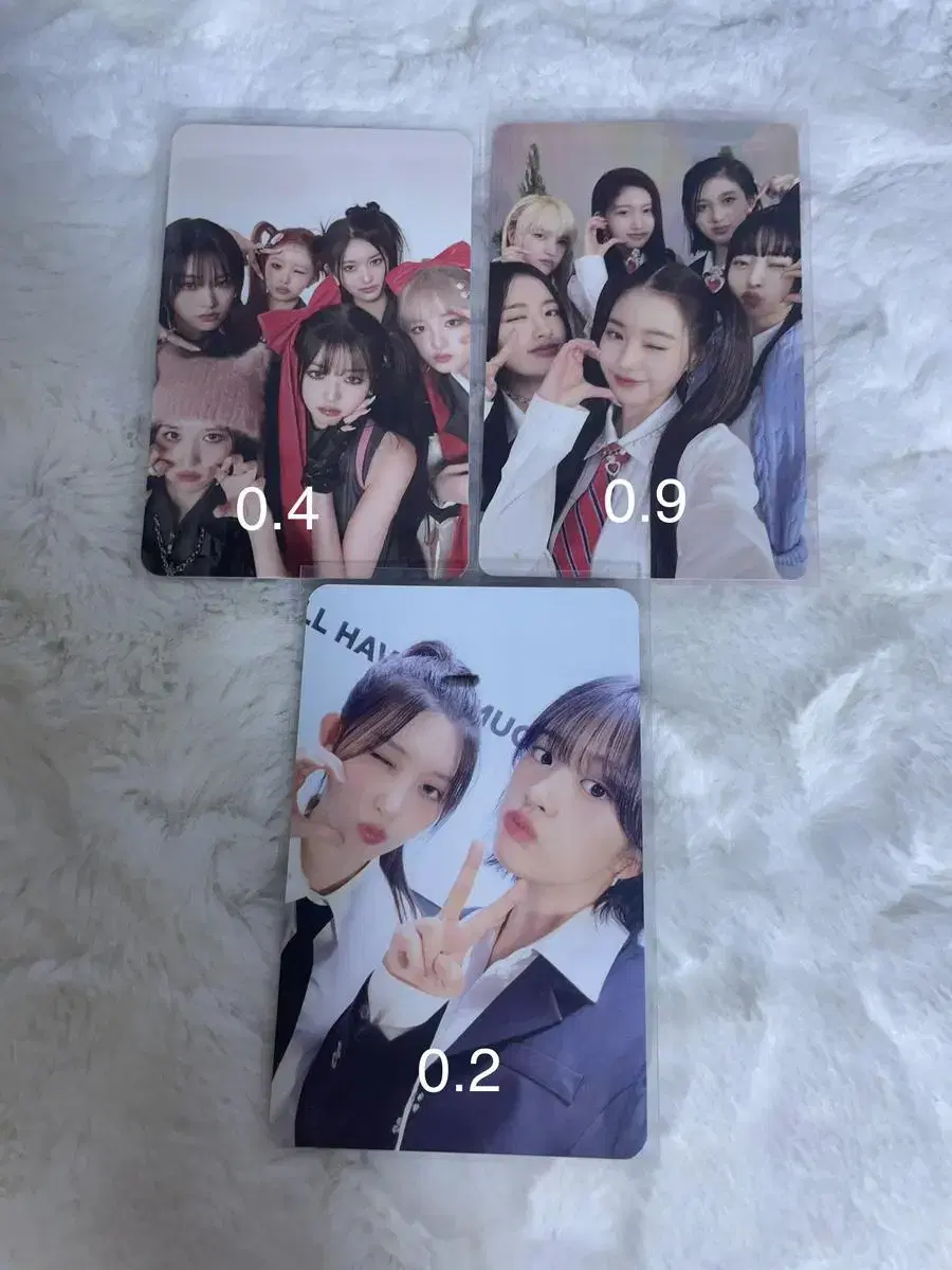 Ive got a group unit photocard wts! fan con rupda mein yujin gaeul leeseo wonyoung leeseo