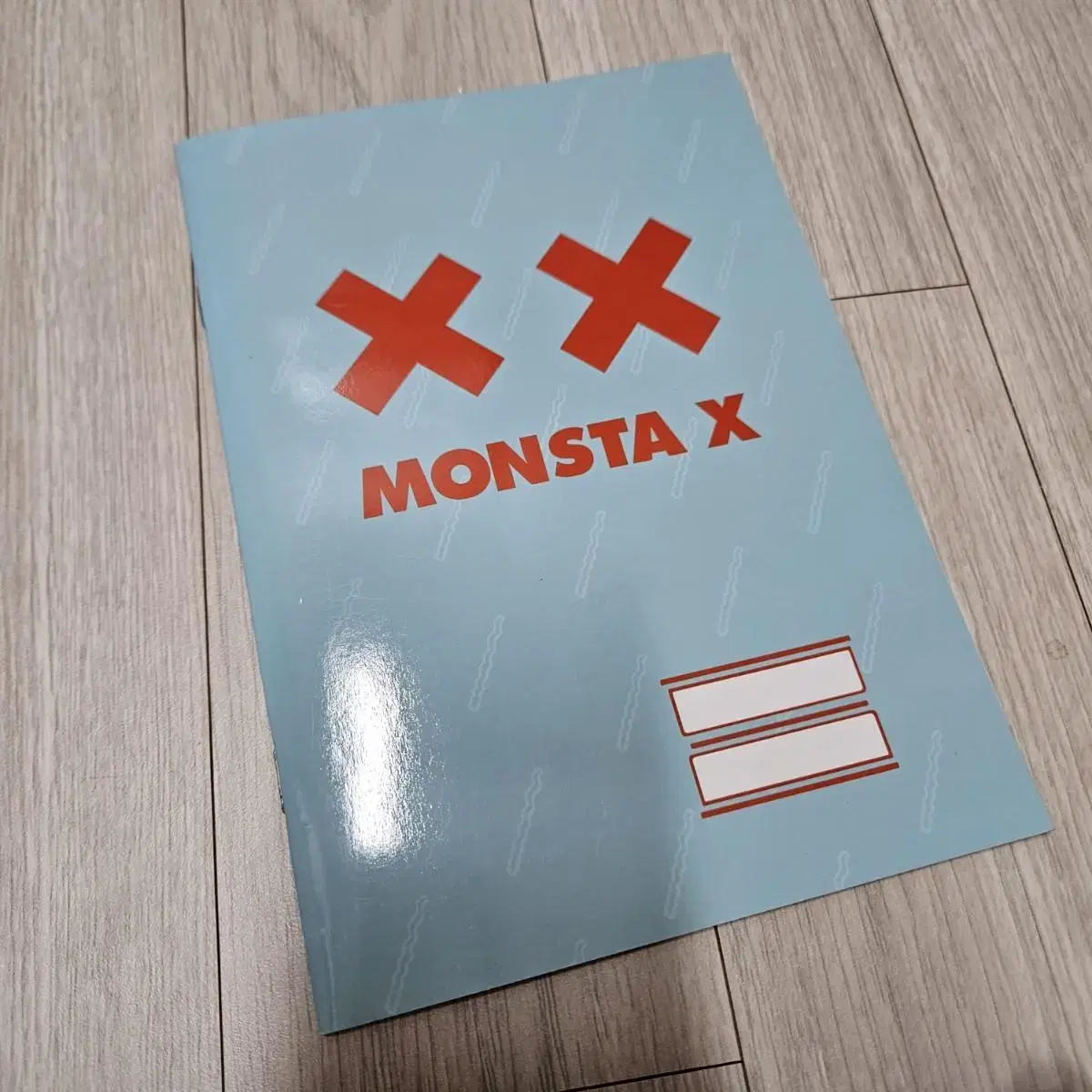 Monsta X 1st Edition photobook + Quickly Broadcast Coloring Book Unused