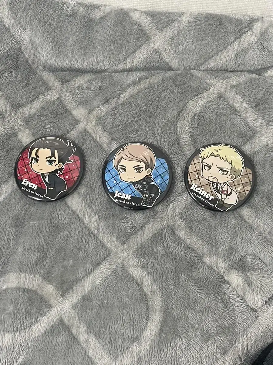 Attack on Titan of Jin Canvas Badge