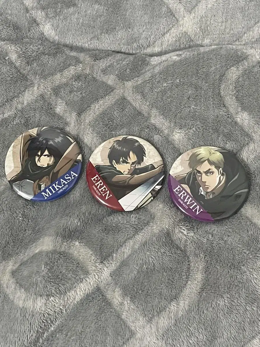 Attack on Titan of Jin Canvas Badge