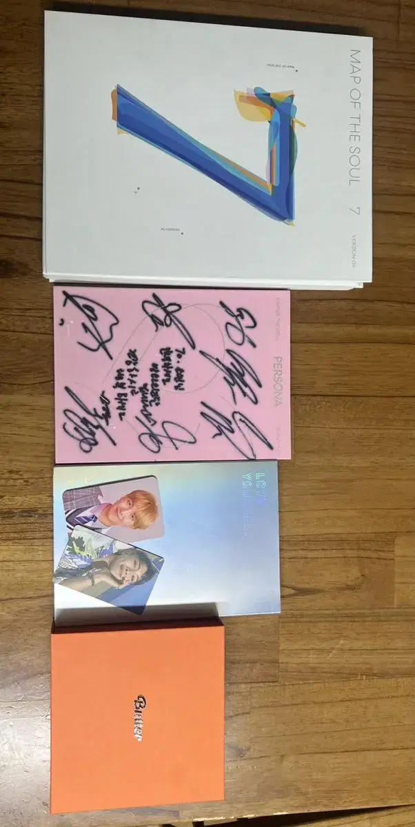 Autographed bangtan album, RM Poca.