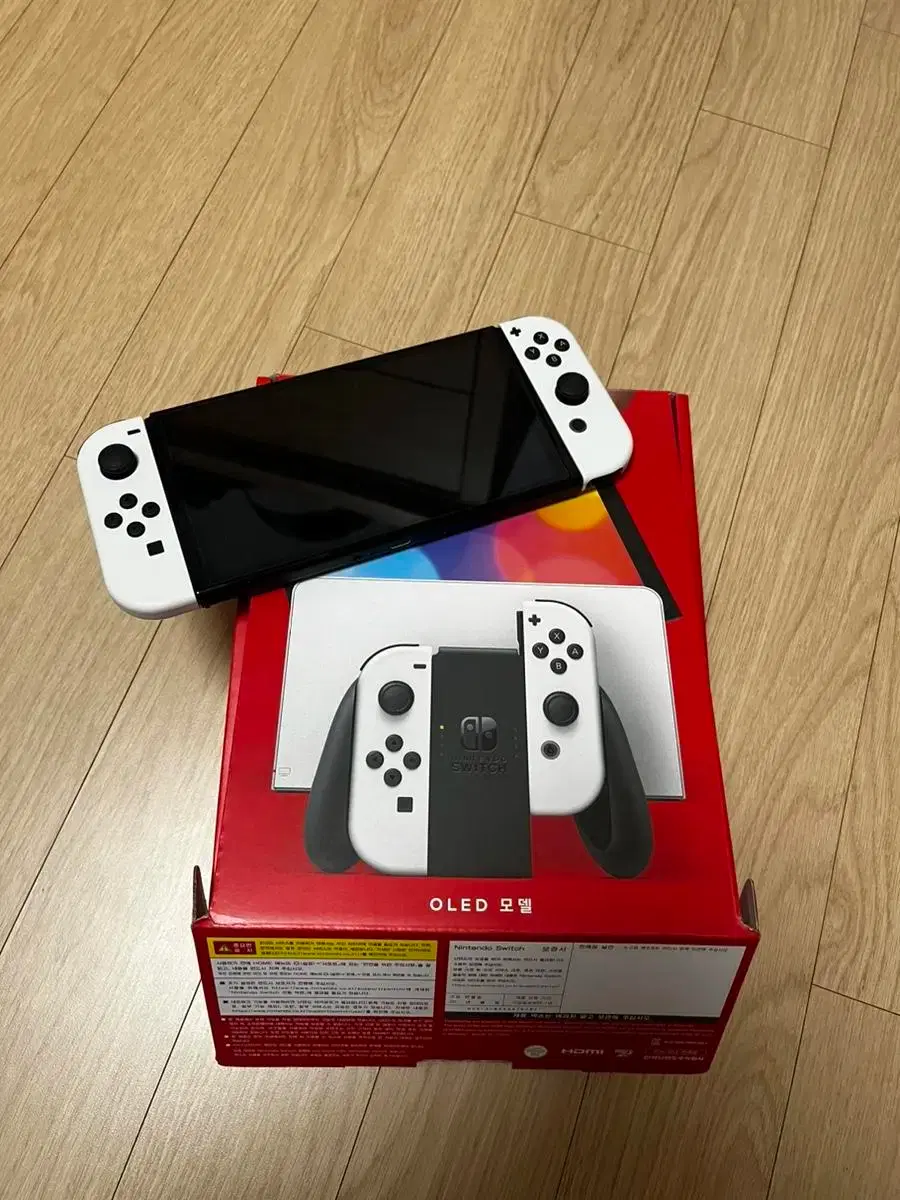 닌텐도스위치 oled 화이트 풀박 +젤다야숨