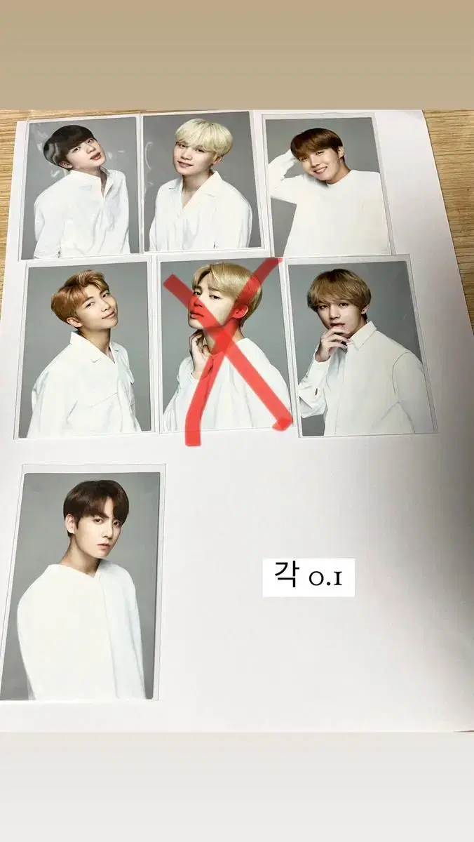 BTS photocard wts jin rm j-hope suga jimin jungkook v Price Drops