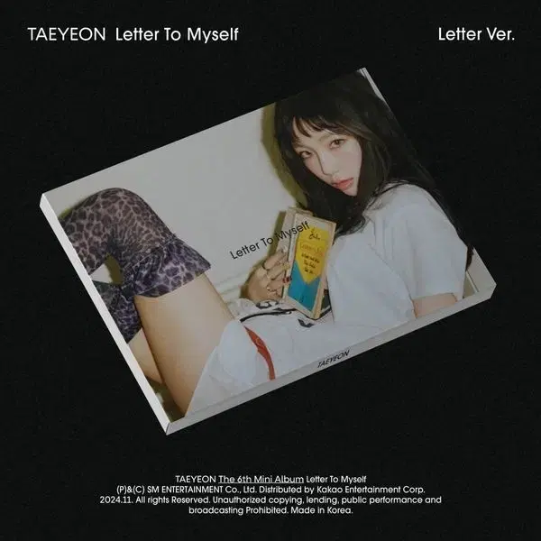 태연 Letter Ver. 미개봉 앨범 + 케타포 팬싸 포카