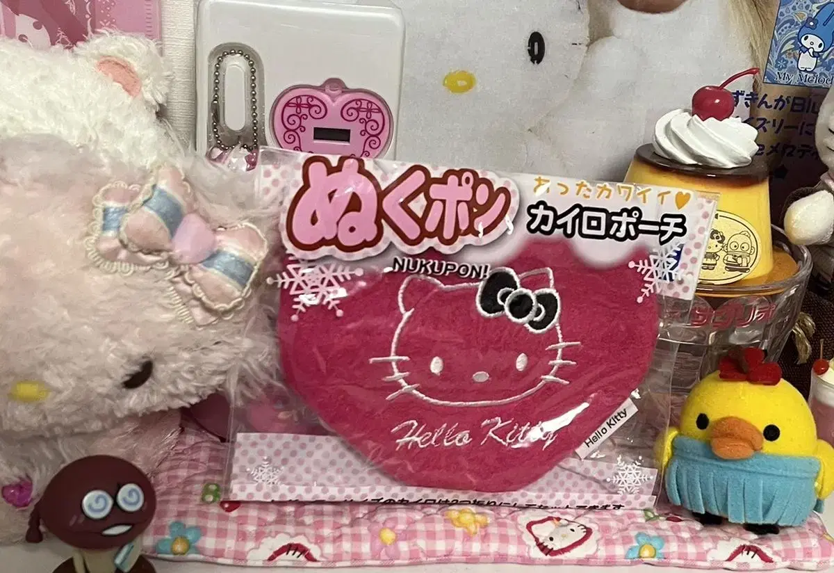 Pink Heart Kitty Coin Purse Mascot Pouch Gyaru Accessories Sanrio Accessories