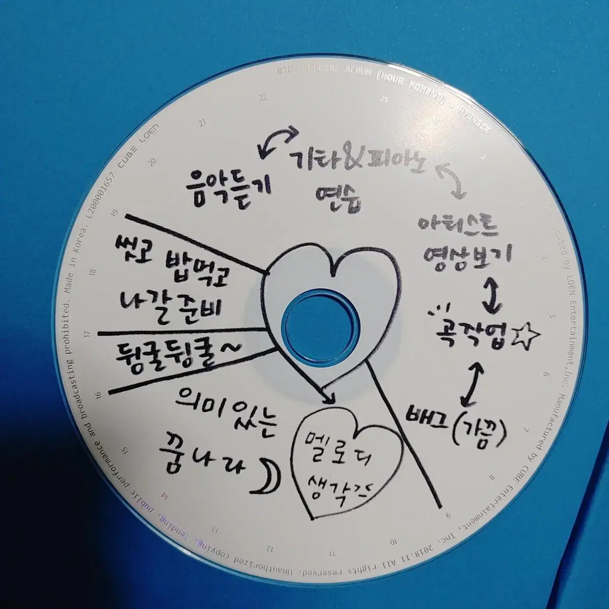 비투비 임현식 앨범 알판cd 포카포토카드