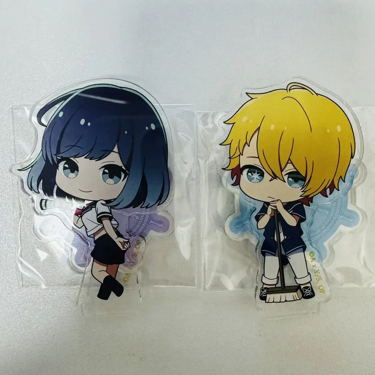 Favorite child acrylic stand / marine look version Aqua & Akane