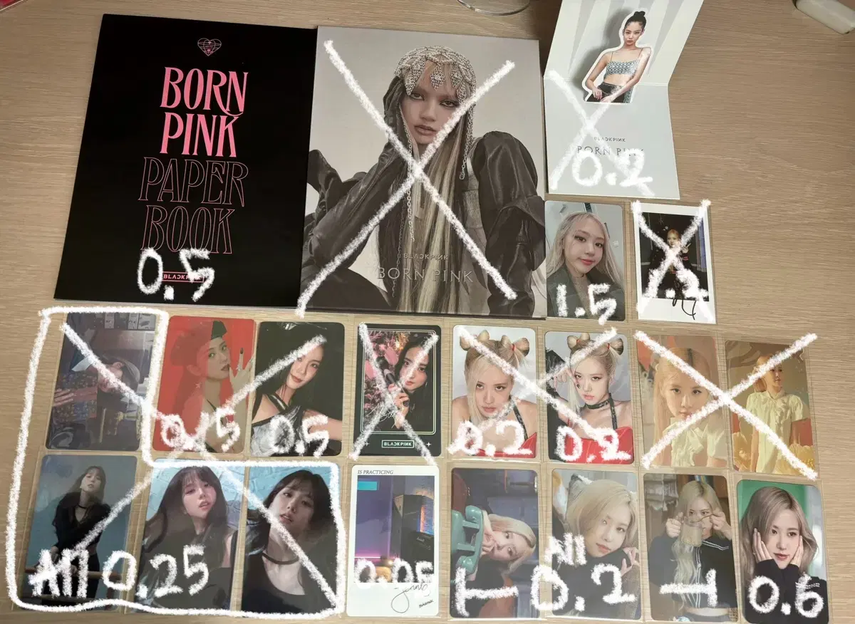 Black Pink rose photocard The Album seasons greetings Bon Pink MD Concert