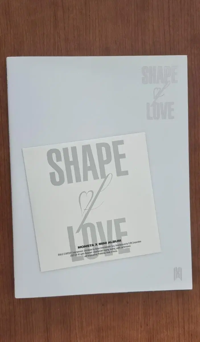 Monsta x album shape of love Vibe.ver