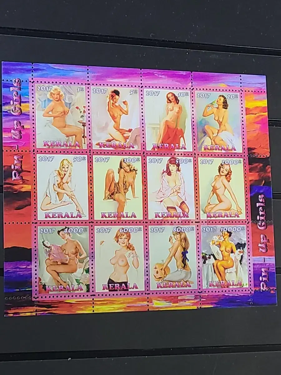 Bundle(Application:S001) 2017 India Kerala Nude Postage Stamp(B1)Cheap