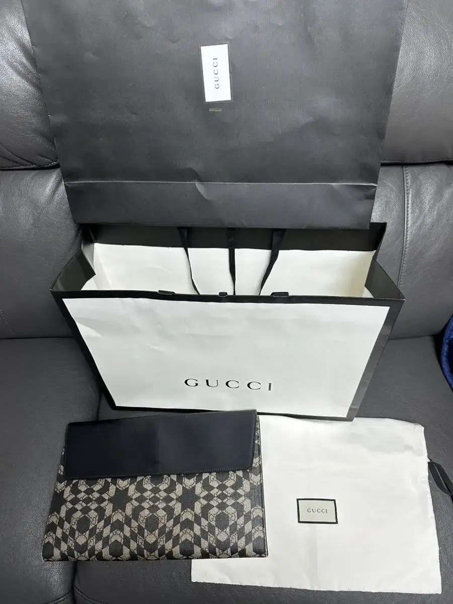 Gucci Unisex Briefcase Clutch Bag