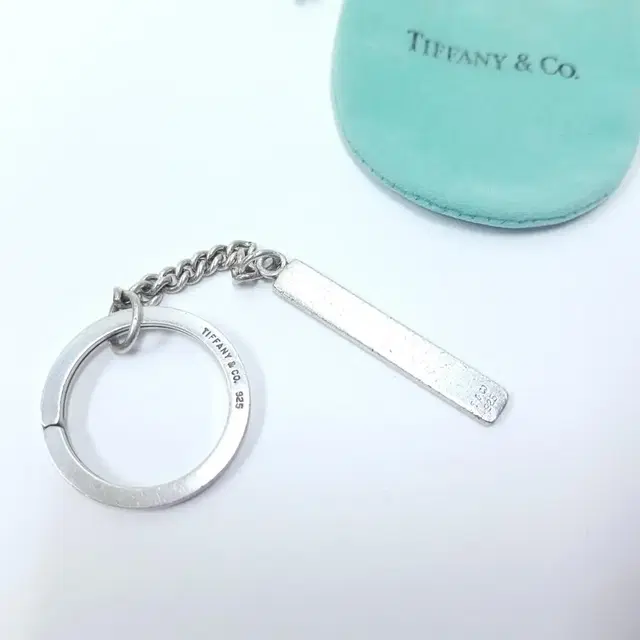 TIFFANY&CO 티파니앤코 만국기 925실버 플레이트 키링 A563