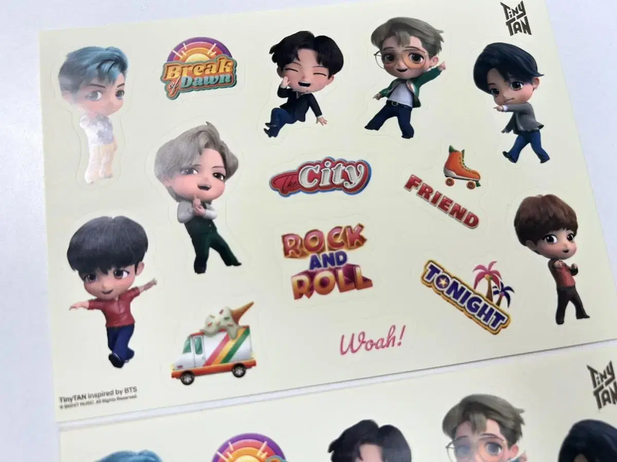 Bulk of 2 BTS Titans seal stickers