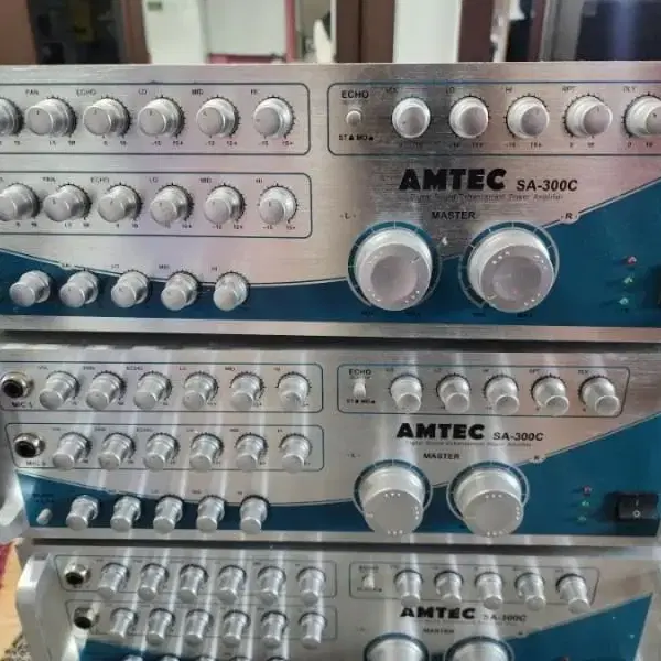 노래방앰프중고AMTEC sa-300c