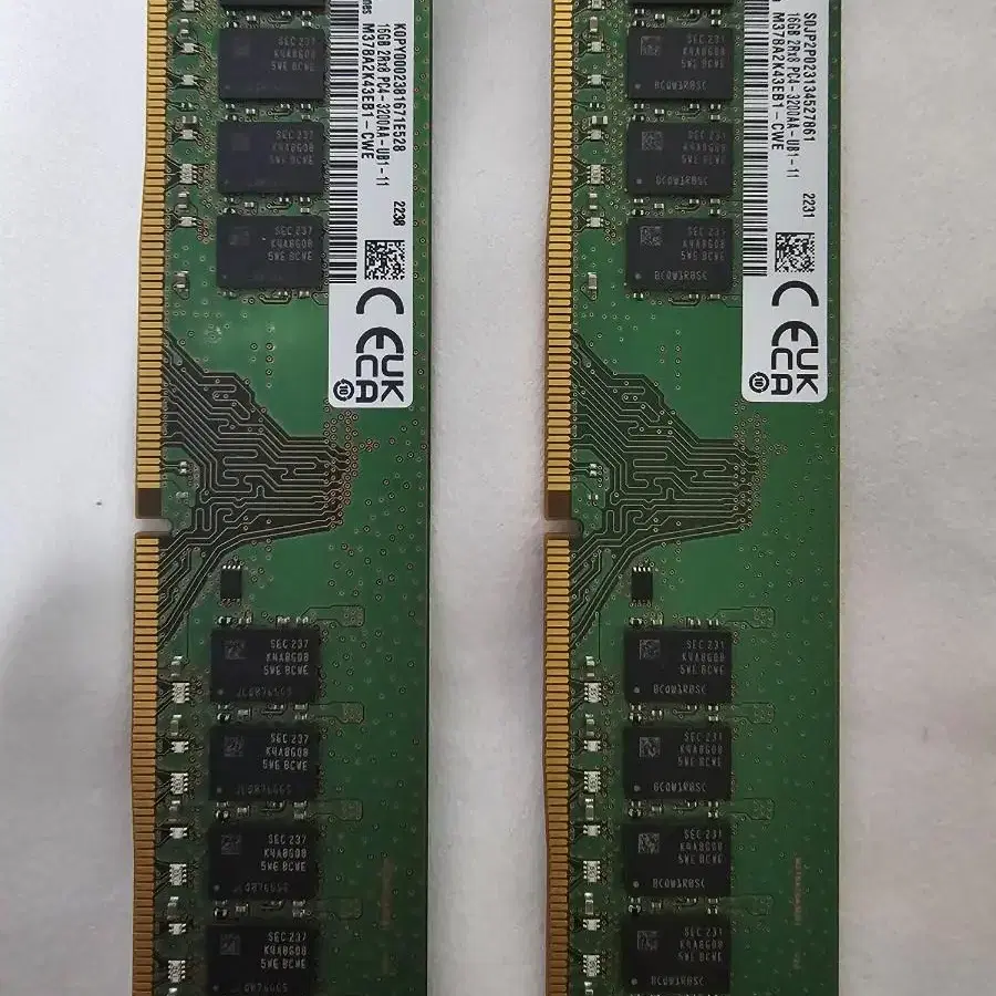 삼성 ddr4 16g  2개 (부산)