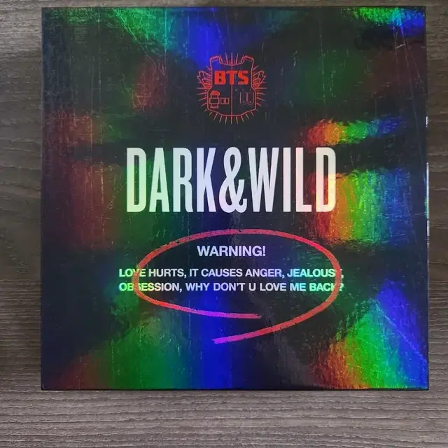 BTS 방탄소년단 굿즈 DARK&WILD 앨범