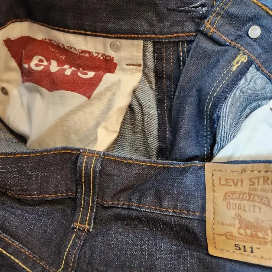 32.(새컨디션)Levi's 리바이스 511 워싱 청바지