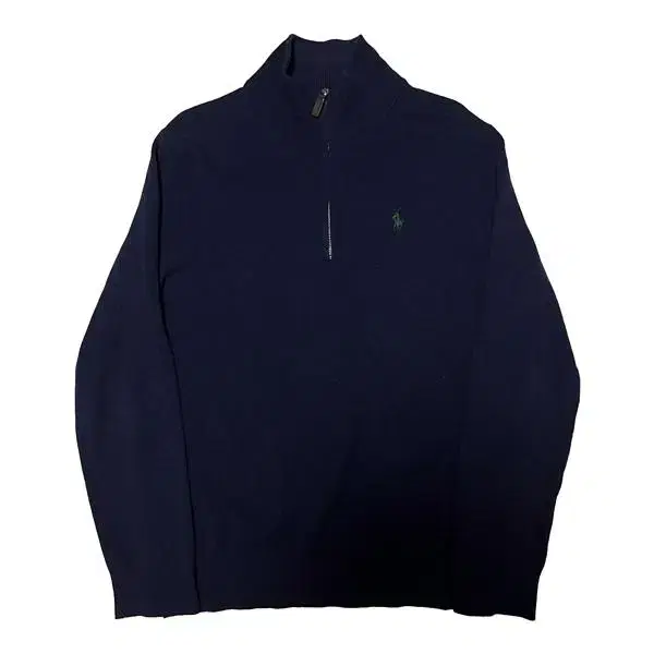 POLO Polo Navy Vahn Zip-Up Wool Knit (S)