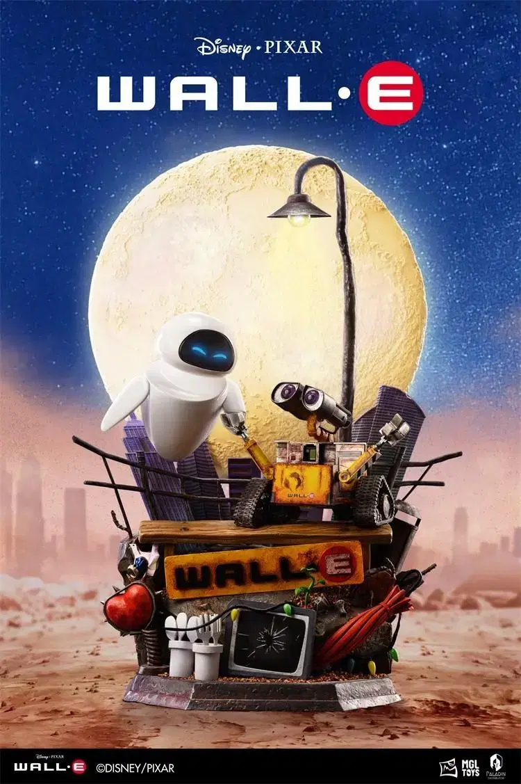 [New] MGL Paladin Wall-E Eve Genuine Resin Statue [Overseas Spot]