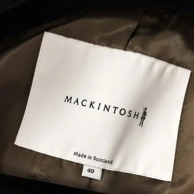 매킨토시 Mackintosh 깅엄체크 코트