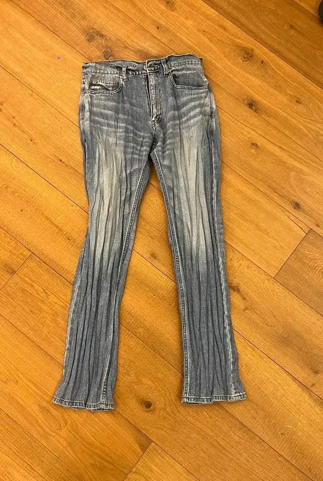 martine rose crinkle jeans