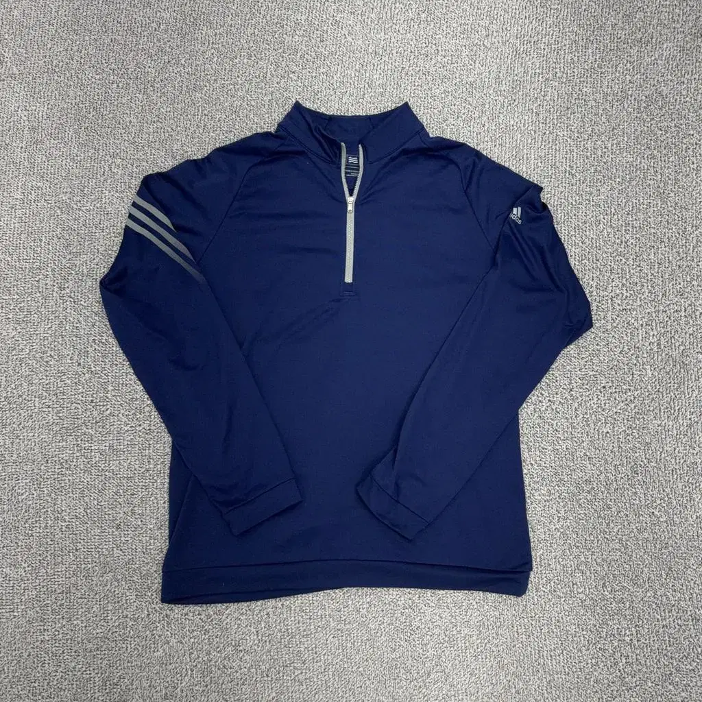 adidas Navy Performance Long Sleeve Tee M