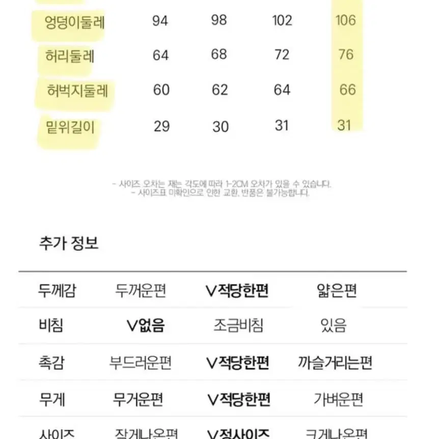 [새상품] 트위디아 리본 포인트 스트레이트 핏 데님 진 XL