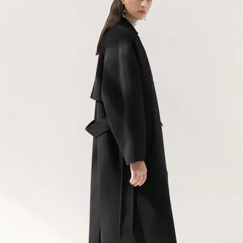 [새상품] mohan cashmere soutien coat(black,