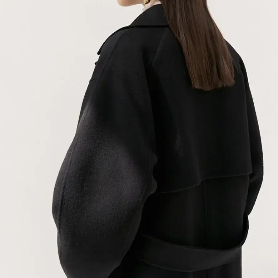 [새상품] mohan cashmere soutien coat(black,