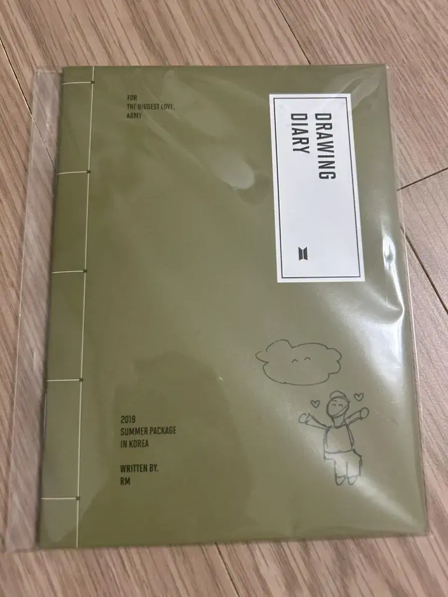 Bangtan Summer Package Jun Nam Jun RM Drawing Book