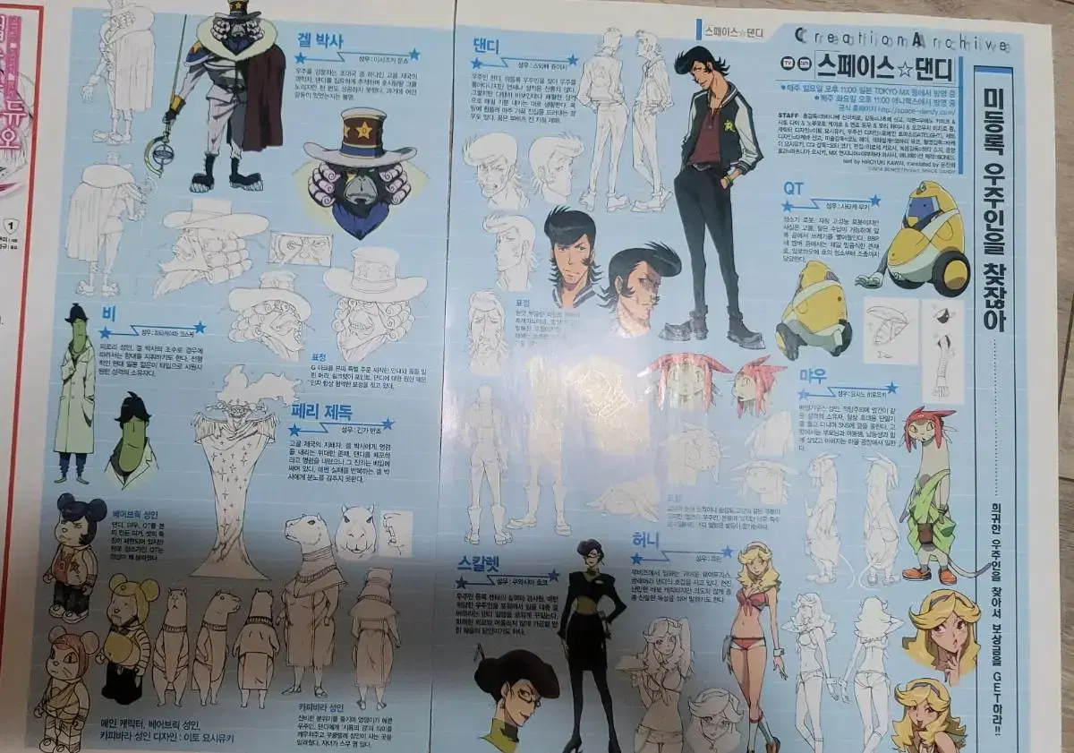 Space Dandy Setup Scraps